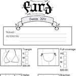 Swimwear Order Form